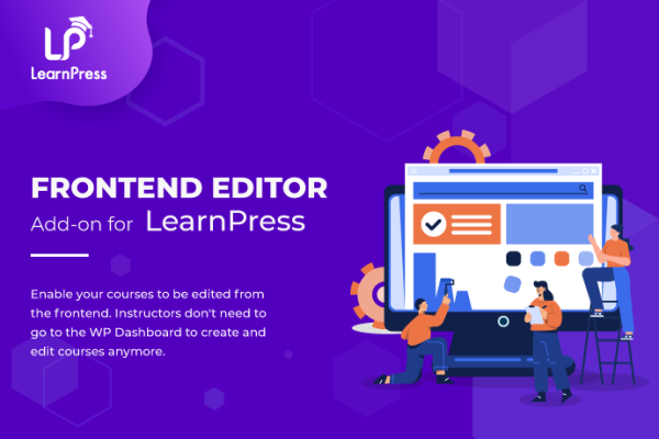 LearnPress Frontend Editor - Image 1