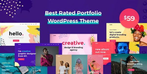 Leedo – Modern, Colorful & Creative Portfolio WordPress Theme - Image 1