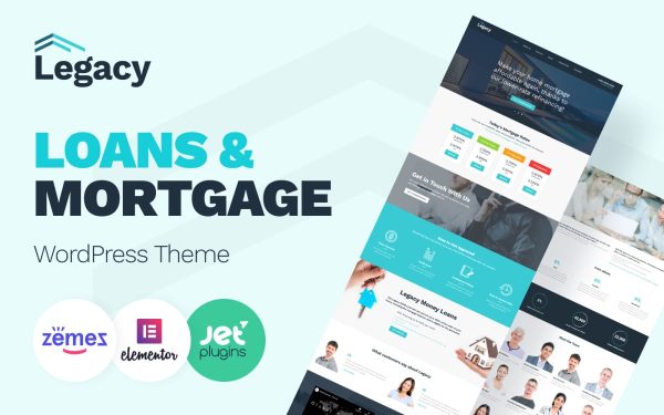 Legacy - Estate and Mortgage WordPress Theme - Image 1