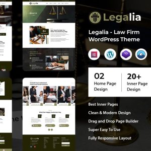 Legalia - Law Firm WordPress Theme