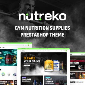 Leo Nutreko Elementor - Gym Nutrition Supplies Prestashop Theme