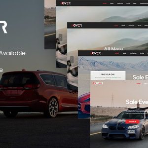 Leo Over Car Rental & Auto Parts Service PrestaShop Theme