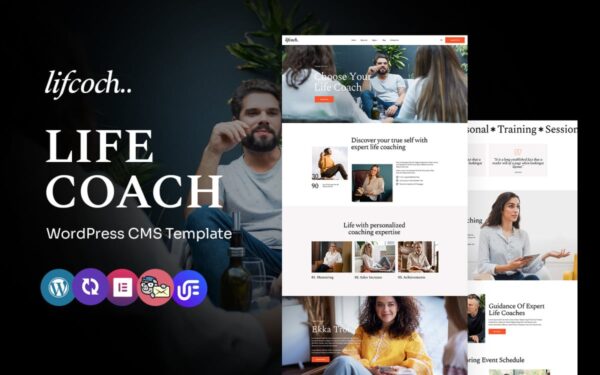 lifcoch - Life Coaching Multipurpose WordPress Elementor Theme - Image 1