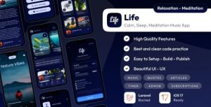Life sleep sounds meditation sounds relax music app ios swift.jpeg