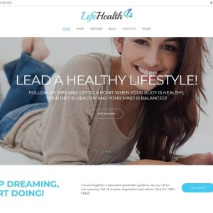 LifeHealth - Healthy Lifestyle Coach Responsive WordPress Theme