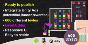 Liquid sort water sort puzzle complete unity game unity ads codermarket.png