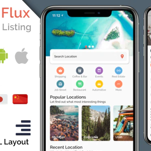 Listar Flux - mobile directory listing app template for Flutter