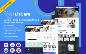 Litcare child clinic healthcare wordpress theme.png