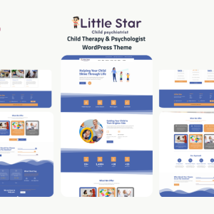 Little Star - Child Therapy & Psychologist WordPress Theme