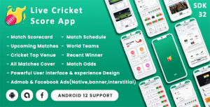 Live cricket score and schedule android 12 supported sdk 32 codermarket.png