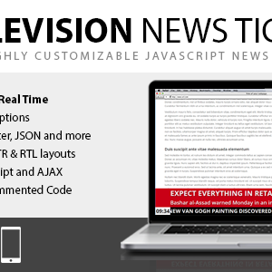 Live News JS - Responsive News Ticker
