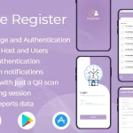 Live Register - Visitor Entry Register and QR Attendance flutter mobile application with firebase