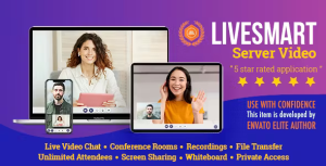 Livesmart server video online conference and streaming live ai codermarket.png