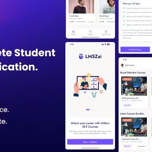 LMSZAI Mobile App - Learning Management App