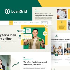 LoanGrid - Loans & Financing Elementor Template Kit