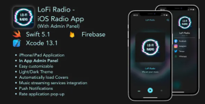 Lofi radio ios radio application with admin panel codermarket.png