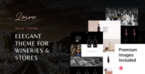 Loire winery and wine store theme gplpixel.png