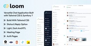 Loom symfony the ultimate chat ui kit template gplpixel.jpg