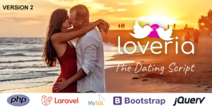 Loveria the laravel php dating script codermarket.png