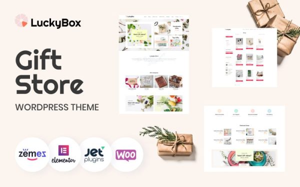 LuckyBox - Gift Store Elementor WooCommerce Theme - Image 1