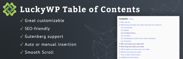 LuckyWP Table of Contents for AMP - Image 1