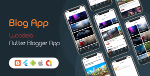 Lucodeia blog flutter blogger app admob darkmode codermarket.png