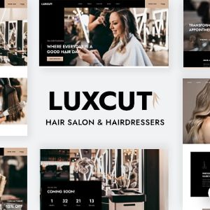 Luxcut - Hair Salons and Hairdressers WordPress Theme