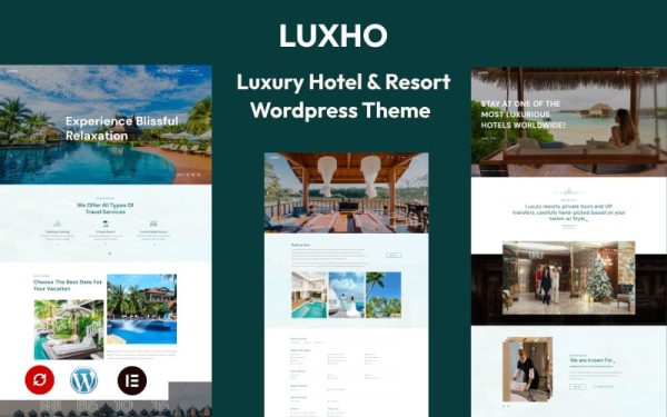Luxho - Luxury Resort & Hotel Wordpress Theme - Image 1