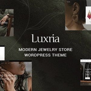 Luxria - Modern Jewelry Store WordPress Theme