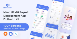 Maan hrm flutter ui kit codermarket.png