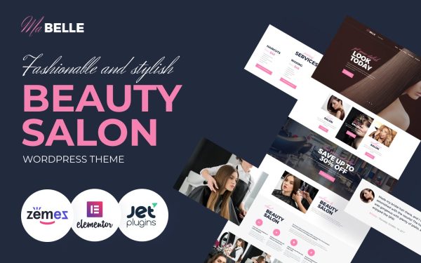 MaBelle - Beauty Salon WordPress Elementor Theme - Image 1