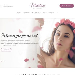 Madeleine - Spa Health & Skincare WordPress Theme