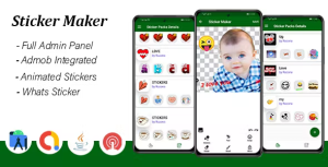 Maker stickers and animated stickers admin panel codermarket.png