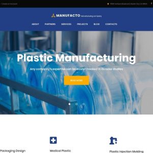 Manufacto - Industrial and Manufacturing Company WordPress Theme
