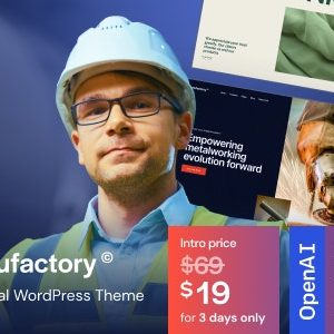 Manufactory - Industrial WordPress Theme