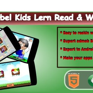 Marble Kids Learning Read & Write ABC - HTML5 Game (Construct 2 & Construct 3)