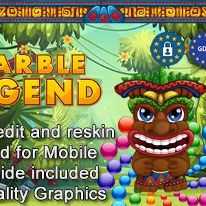 Marble Legend (Unity Ads + Admob + GDPR + Android Studio)