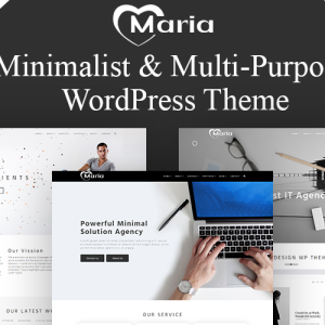 Maria – Minimal Portfolio & Multi-Purpose WordPress Theme