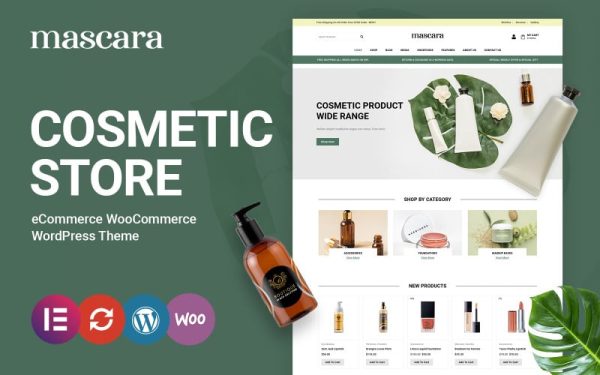 Mascara - Cosmetic and Beauty WooCommerce Theme - Image 1
