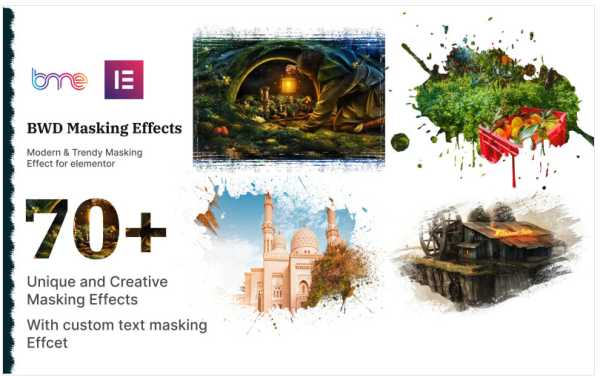 Masking Effects WordPress Plugin For Elementor With Image And Custom Text Masking - Image 1