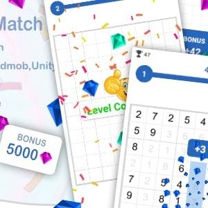 Match The Number(Unity Game+Admob+iOS+Android)