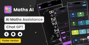 Math ai chatgpt chatbot flutter android ios full application admob .jpeg