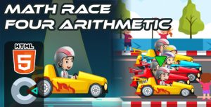 Math race four arithmetic html5 game c3p gplpixel.jpg
