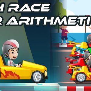 Math Race Four Arithmetic – HTML5 Game – C3P