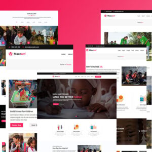 Maxcom -Nonprofit Charity WordPress Theme