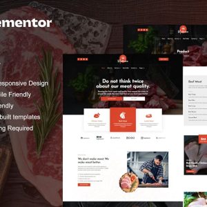 Meatlicious - Meat Shop & Butcher Elementor Template Kit