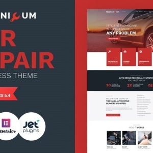 Mechanicum - Car Repair WordPress Elementor Theme