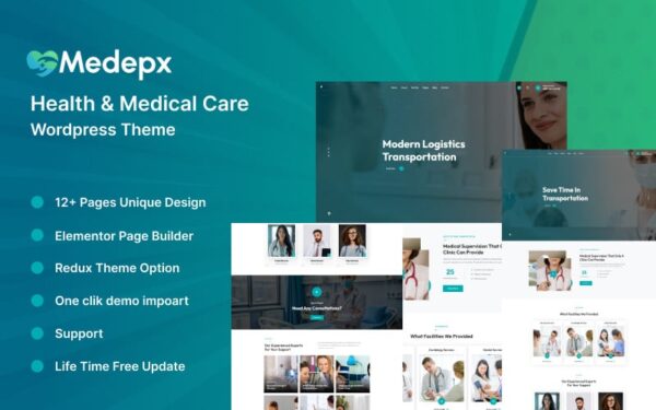 Medepx - Health And Medical Care Wordpress Theme - Image 1