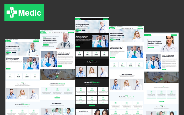 Medic - Hospital, Diagnostic, Clinic, Health, Doctor, and Medical Lab Elementor WordPress Theme - Image 1
