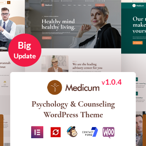 Medicum – Psychology & Counseling WordPress Theme